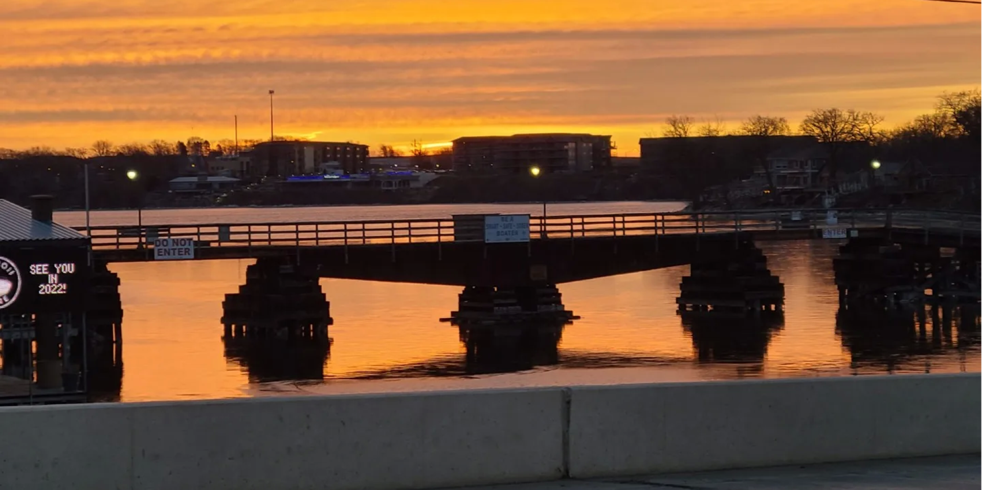 Lake Okoboji Trestle West Lake East Lake